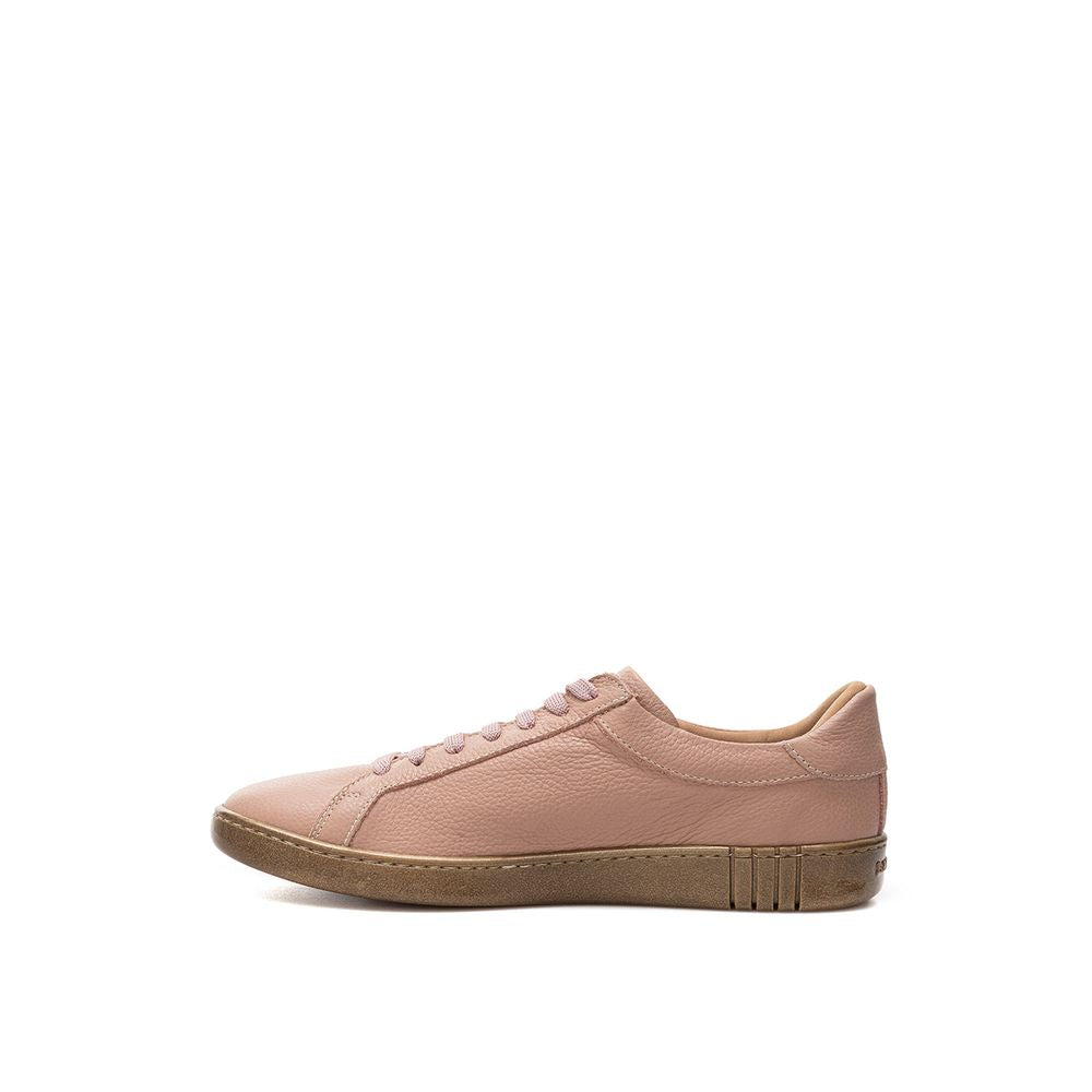 Bally Chic Pink Leather Sneakers for Sophisticated Style