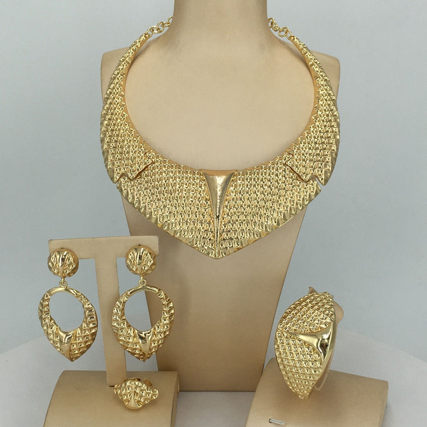 Fashion Jewelry Set Store Big Jewelry Italian Gold Jewelry Sets For Women Birthday