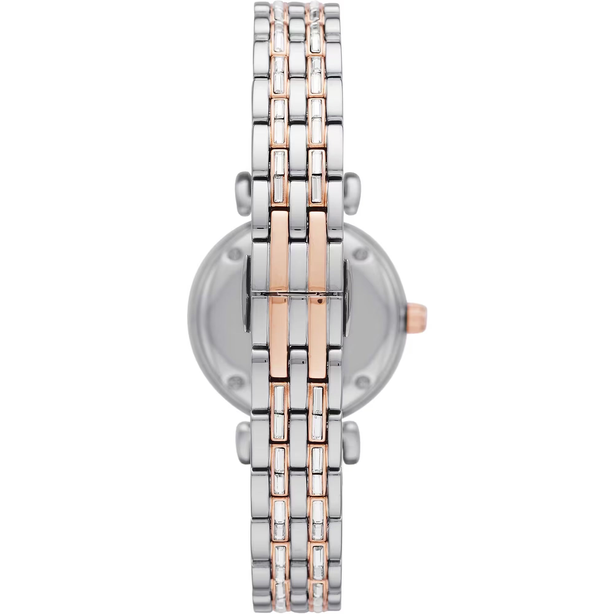 Emporio Armani Elegant Silver Dial Stainless Steel Women's Watch